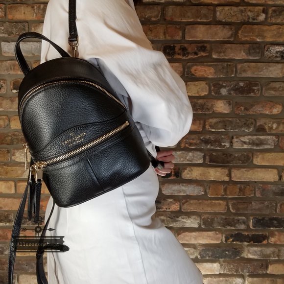 Kate spade MINI Karina Backpack Black VERY SMALL - Picture 2 of 11